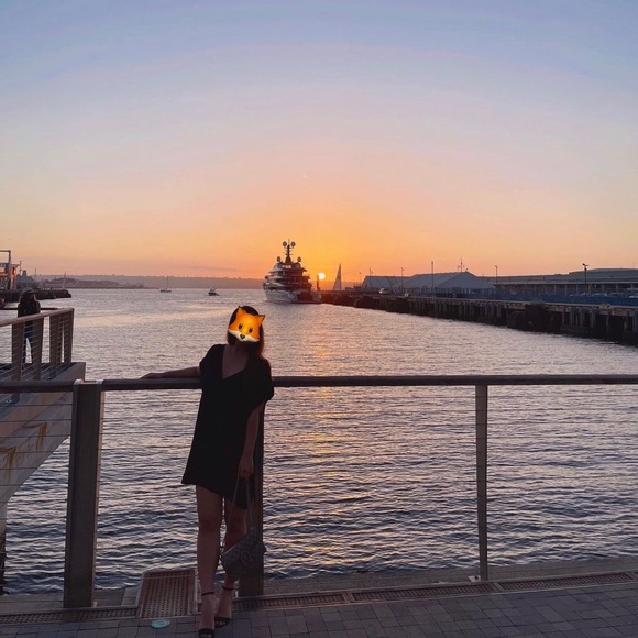 DIANEvonFURSTENBERG black dress - Picture 4 of 4